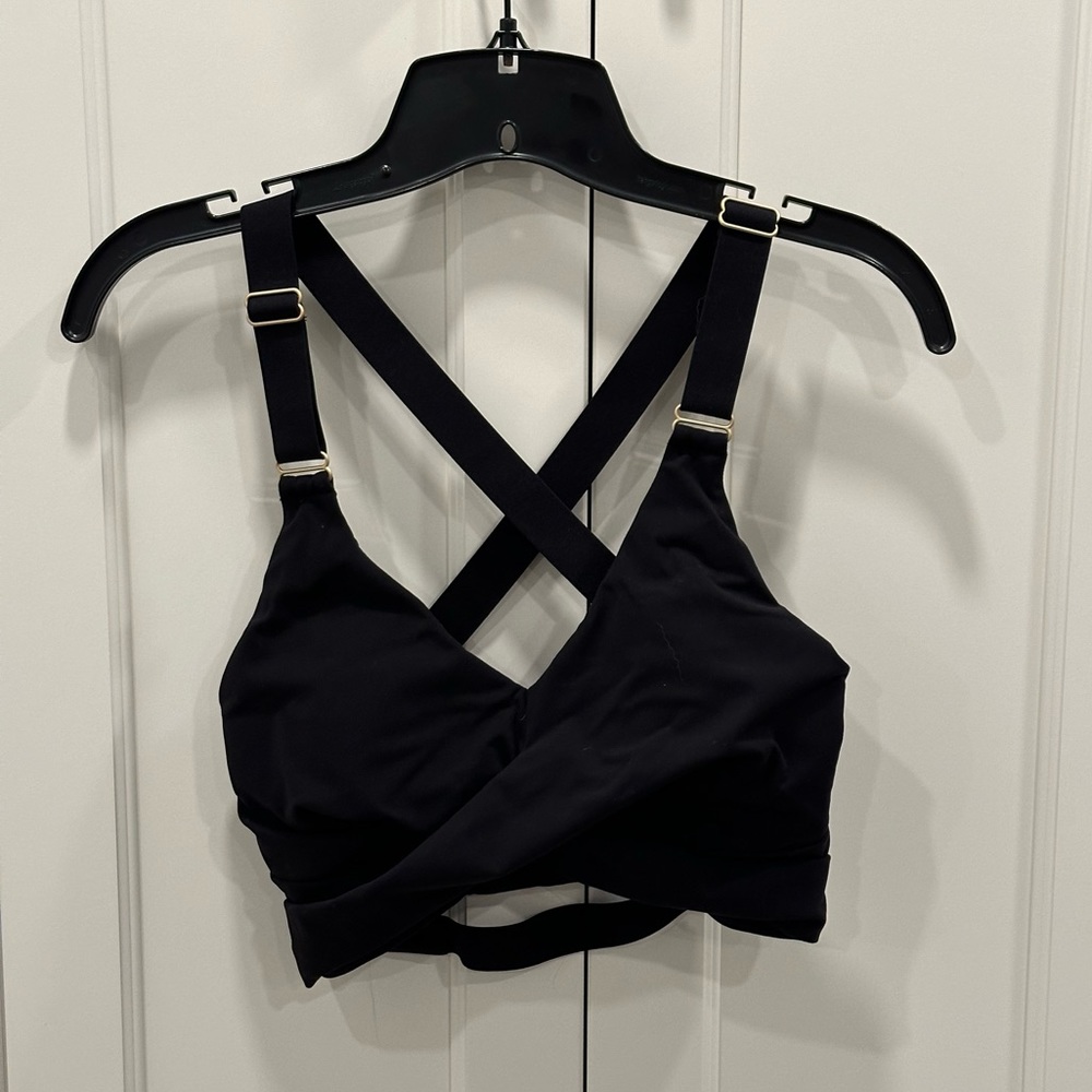 BuffBunny Black CandyWrap Sports Bra